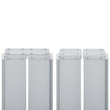 Tenda da Sole Laterale Retrattile Nera 140x1200 cm