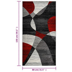 Tappeto per Soggiorno 80x150 cm Multicolore