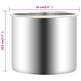 Camera a Vuoto in Acciaio Inox 7,4 L