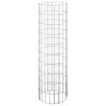 Fioriere Gabbione Circolare 3 pz in Acciaio Zincato 30x100 cm