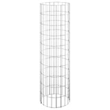 Fioriere Gabbione Circolare 3 pz in Acciaio Zincato 30x100 cm