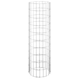 Fioriere Gabbione Circolare 3 pz in Acciaio Zincato 30x100 cm