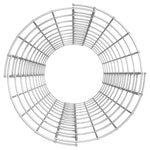 Fioriere Gabbione Circolare 3 pz in Acciaio Zincato 30x100 cm
