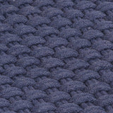 Tappeto Rettangolare Blu Marino 180x250 cm in Cotone