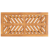 Tavolino 100x50x45 cm in Legno Massello di Acacia