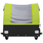 Rimorchio da Bici Nero e Verde 30 kg in Ferro