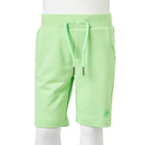 Pantaloncini da Bambino Verde Fluo 104