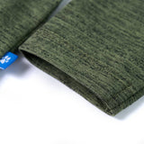 Maglietta per Bambini Maniche Lunghe Cachi Mélange 140