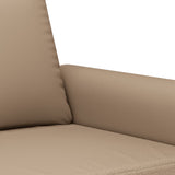 Set di Divani 2 pz con Cuscini Cappuccino in Similpelle