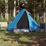 Tenda da Campeggio 2 Persone Blu 267x154x117 cm Taffetà 185T