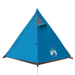 Tenda da Campeggio 2 Persone Blu 267x154x117 cm Taffetà 185T