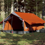 Tenda per 2 Persone Grigia Arancione 193x122x96cm Taffetà 185T