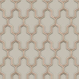 DUTCH WALLCOVERINGS Carta da Parati Geometric Oro e Verde
